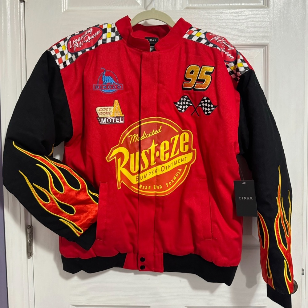 Disney Cars Lightning McQueen racer jacket!